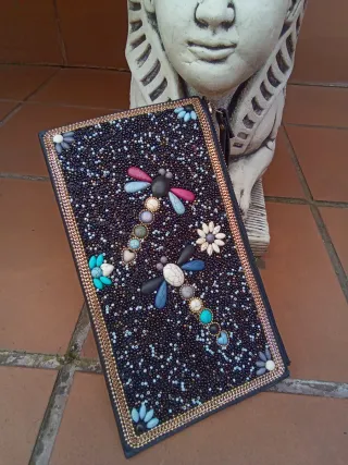 Borsa con Gioielli e Libellule Mai Usata