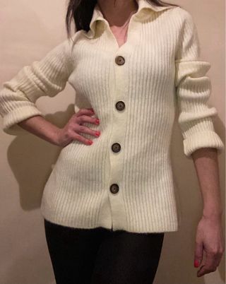 Cardigan Asos Desing talla S 5%lana