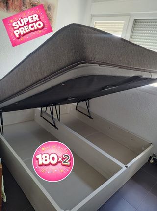 CANAPE ABATIBLE + COLCHON 180x2 2x2