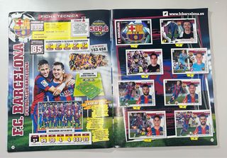 Álbum Liga 2015 - 2016 Panini. 91% completado