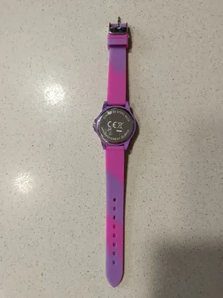 Reloj infantil unicornio rosa y morado
