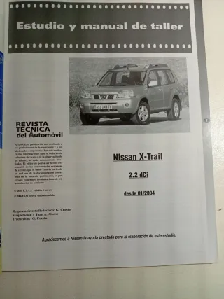 NISSAN X-TRAIL 2.2 DCI MANUAL DE TALLER