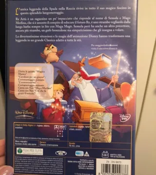 DVD cartoni animati La spada nella roccia