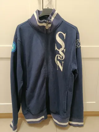 Felpa con cerniera SSC Napoli Kappa taglia L