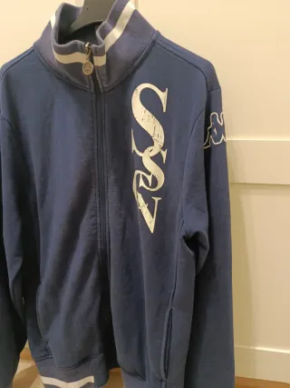 Felpa con cerniera SSC Napoli Kappa taglia L