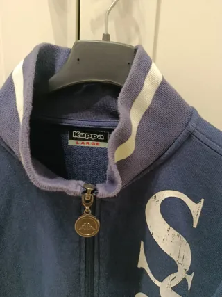 Felpa con cerniera SSC Napoli Kappa taglia L