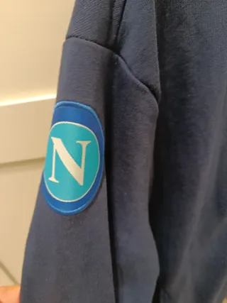 Felpa con cerniera SSC Napoli Kappa taglia L