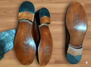 Zapatos de vestir piel y suela de cuero italianos