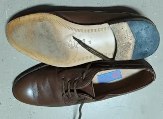 Zapatos de vestir piel y suela de cuero italianos