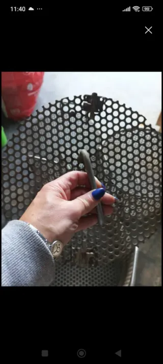 Cesta de freidora industrial