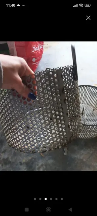 Cesta de freidora industrial