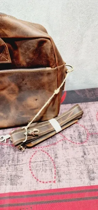 Maletín/bolsa de hombro Kattee de cuero