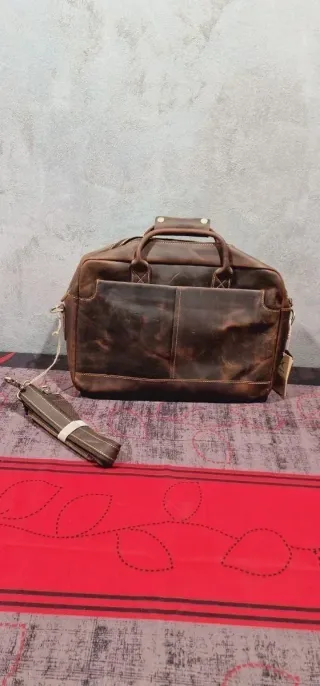 Maletín/bolsa de hombro Kattee de cuero