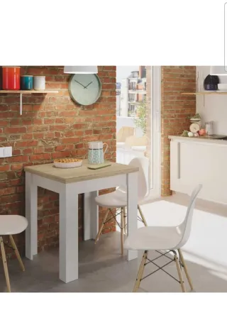 Mesa auxiliar extensible con apertura tipo libro b