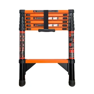 Escalera Telescópica Acero/Carbono 4,4M, NUEVA