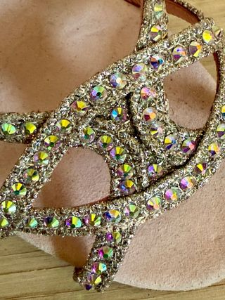 Zapatos Baile Manuel Reina FLEX 12 Champagne Pearl