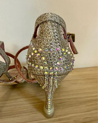 Zapatos Baile Manuel Reina FLEX 12 Champagne Pearl