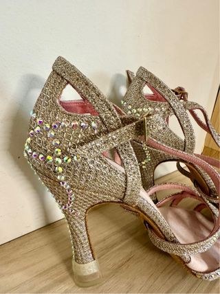 Zapatos Baile Manuel Reina FLEX 12 Champagne Pearl
