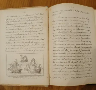 Países y mares. Libro antiguo 1931