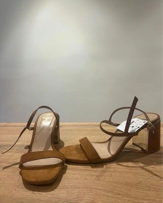 Sandalias color teja