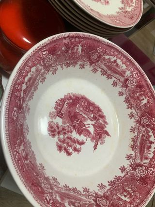 21 piezas de la vajilla Portugal Estatus,cartuja .