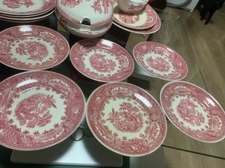 21 piezas de la vajilla Portugal Estatus,cartuja .