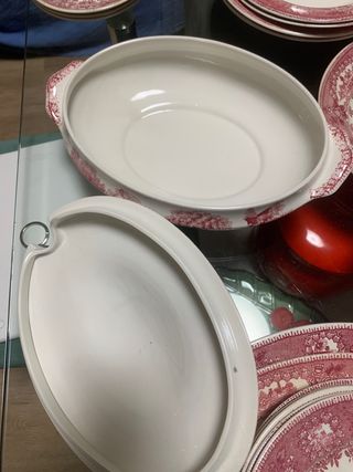 21 piezas de la vajilla Portugal Estatus,cartuja .