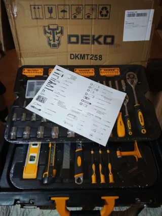 DEKO Maletín de Herramientas 258 Piezas