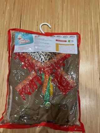 Disfraz indio psra niño/a de 2/3 años.