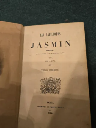 Las papillotos de Jasmin, coiffur Volume 2, 1842