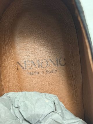 Zapatos de cuero cordones , Nemonic, talla 39