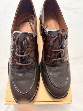 Zapatos de cuero cordones , Nemonic, talla 39