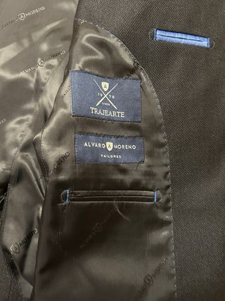 Traje de chaqueta azul marino ,Alvaro Moreno Nuevo
