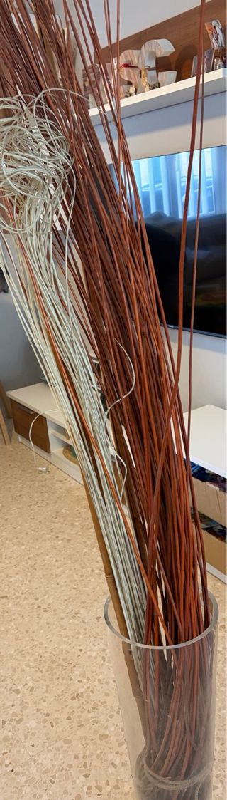 Decorazione per soggiorno o camera da letto. Canne di bambù