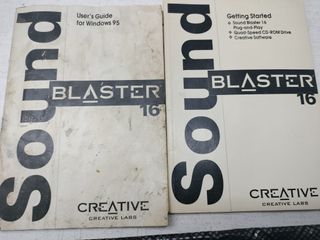 Sound Blaster 16 CT2940 retro, tarjeta y Altavoces