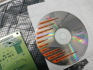 Sound Blaster 16 CT2940 retro, tarjeta y Altavoces