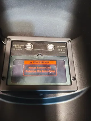 Casco pantalla electrónica para soldar