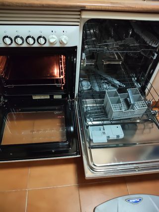 Horno, vitro y lavavajillas.  Quedan 2 dias