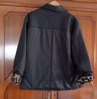 Parka Señora Negra Acolchada