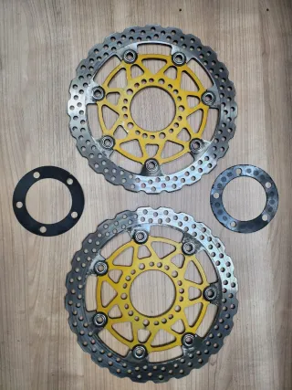 Discos freno delantero kawasaki ER6 650cc.