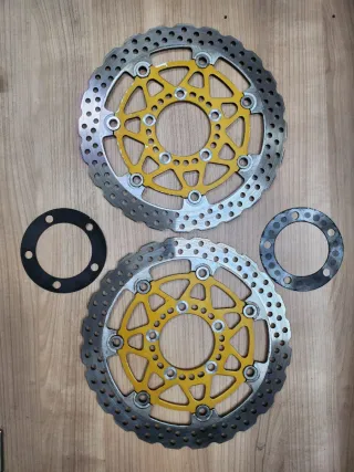 Discos freno delantero kawasaki ER6 650cc.