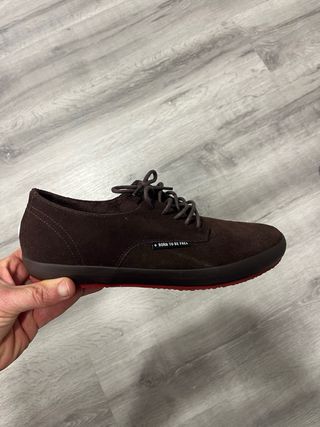 Zapatillas The North Face verde y marron.Perfectas