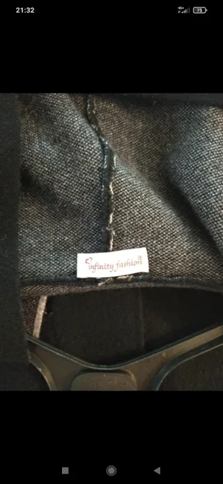 Cardigan blu con stella