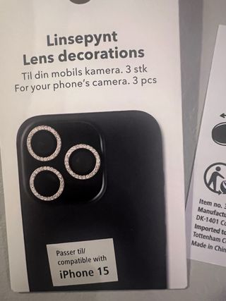 Decorazione per obiettivi fotocamera IPhone 15