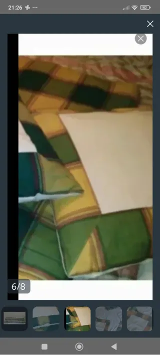 Conjunto Store Bandom y Funda 2 Cojines1'40x1'20