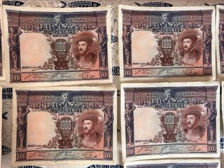 21 billetes 1000 pesetas sin serie MBC