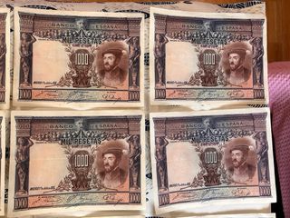 21 billetes 1000 pesetas sin serie MBC