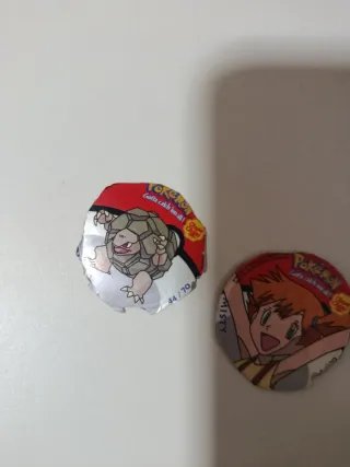 Envoltorios de chupa chups de Pokémon antiguos