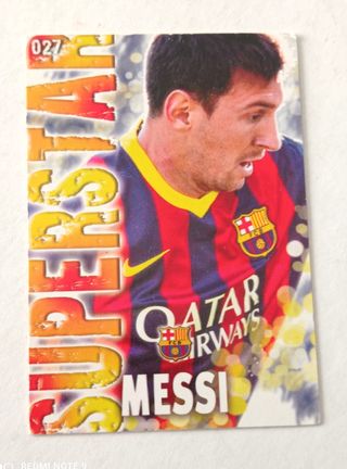 CROMOS DE MESSI (F.C.B)
