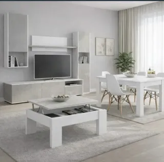 PACK SALON COMPLETO mesa y sillas, mueble de salon